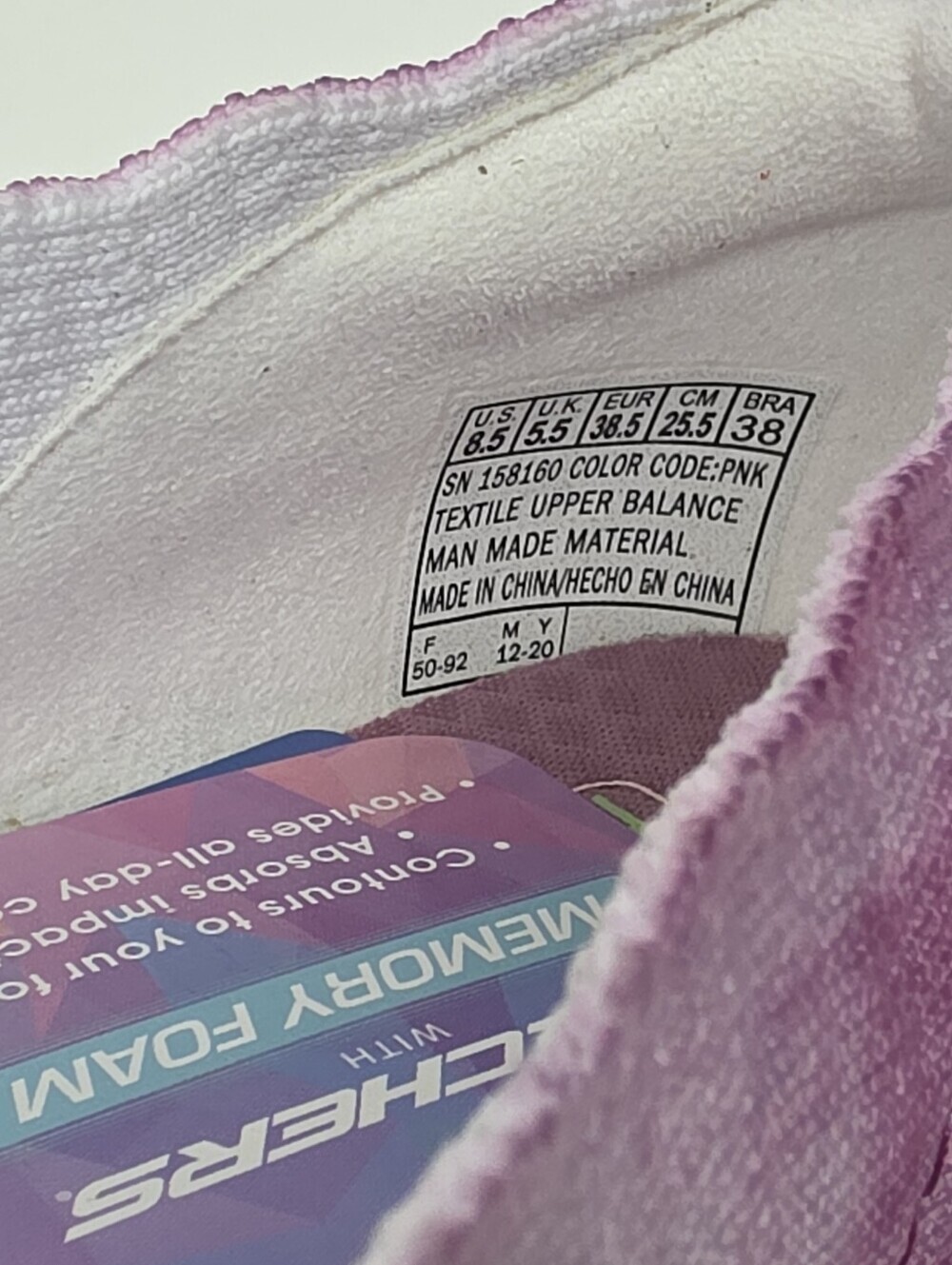 Skechers Cleo FLEX Wedge Tie Dye Pink NEW - 8.5 - Picture 12 of 12